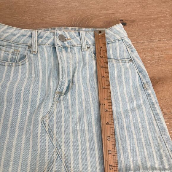PacSun denim striped skirt 24 - Picture 5 of 8